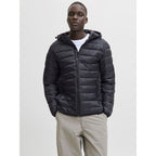 Jack&Jones men's down jacket JJEBRADLEY LIGHT BODYWARMER COLLAR NOO 12280970 BLACK In preparation Your Sports Performance