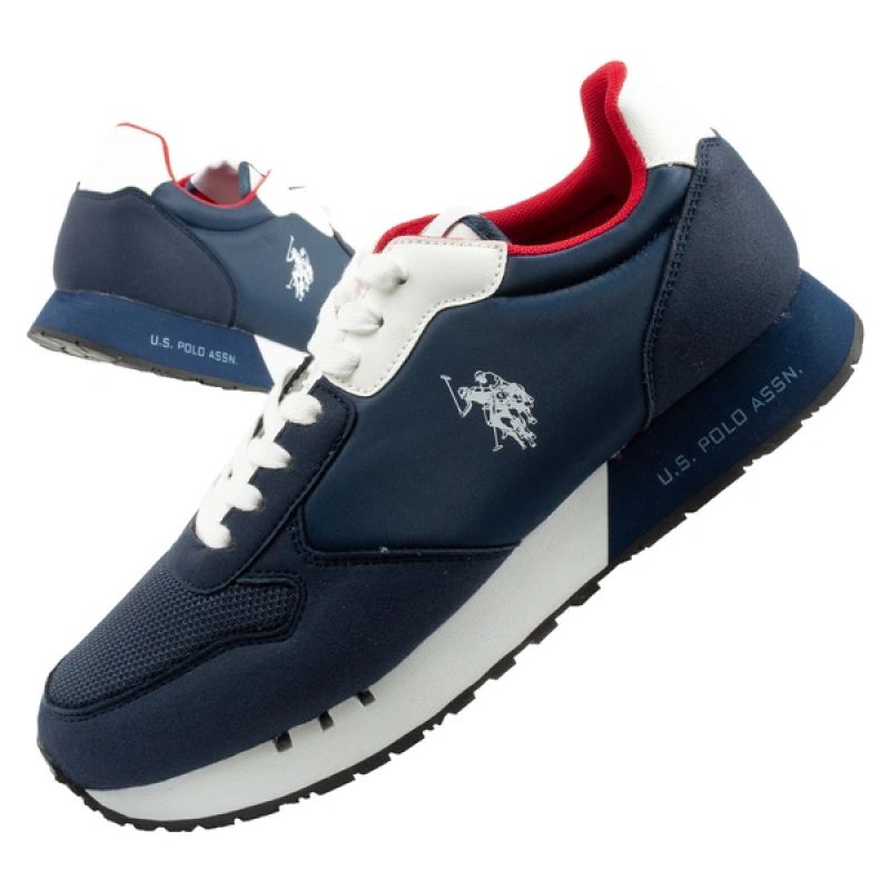 US Polo Assn sports shoes sneakers men's fashionable comfortable navy blue Your Sports Performance