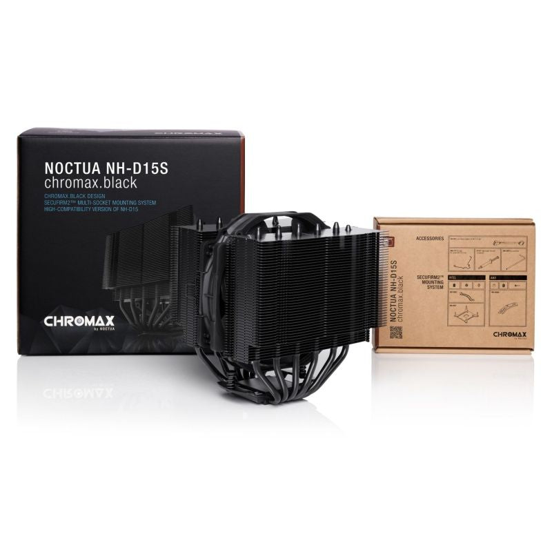 CPU Cooler NOCTUA NH-D15S chromax.black MULTI-Socket Chłodzenie/Chłodzenie CPU Your Sports Performance
