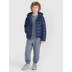 Children's down jacket with synthetic filling, unisex, 4F 4FJRAW25TDJAU0804-31S 4f
