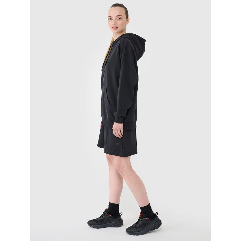 Women's sweatshirt with a zipper and hood 4F 4FRSS25TSWSF2152-20S *Kategoria tymczasowa Your Sports Performance