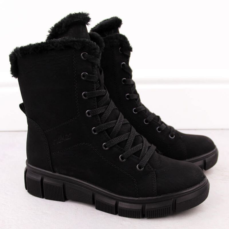 Rieker W X3402-00 RKR743 fur ankle boots Footwear/Lifestyle/Rieker Your Sports Performance