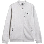 Men's sweatshirt 4F M2547 cool light gray melange 4FWMM00TSWSM2547 27M