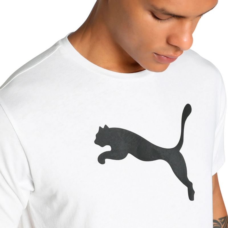 Puma Team Rise Logo Jersey Cotton M 658705 04 Clothing/Lifestyle/T-shirts Puma