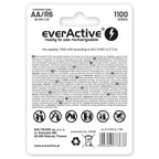 EVERACTIVE AA / R6 BATTERIES EVERACTIVE NI-MH 1100 MAH INFINITY LINE - BLISTER OF 4 EVHRL6-1100 Baterie, akumulatorki i ładowarki/Akumulatorki Your Sports Performance