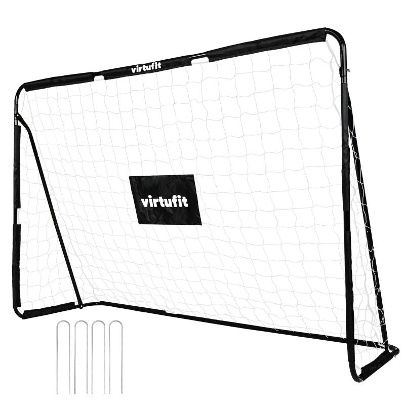 VIRTUFIT FOOTBALL GOAL WITH SHOOTING MAT - 215 X 150 CM In preparation Your Sports Performance