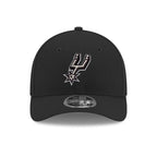 New Era 9FORTY NBA San Antonio Spurs Team M-Crown Black Snapback Cap - 60755485 Odzież/Czapki/Czapki z daszkiem Your Sports Performance