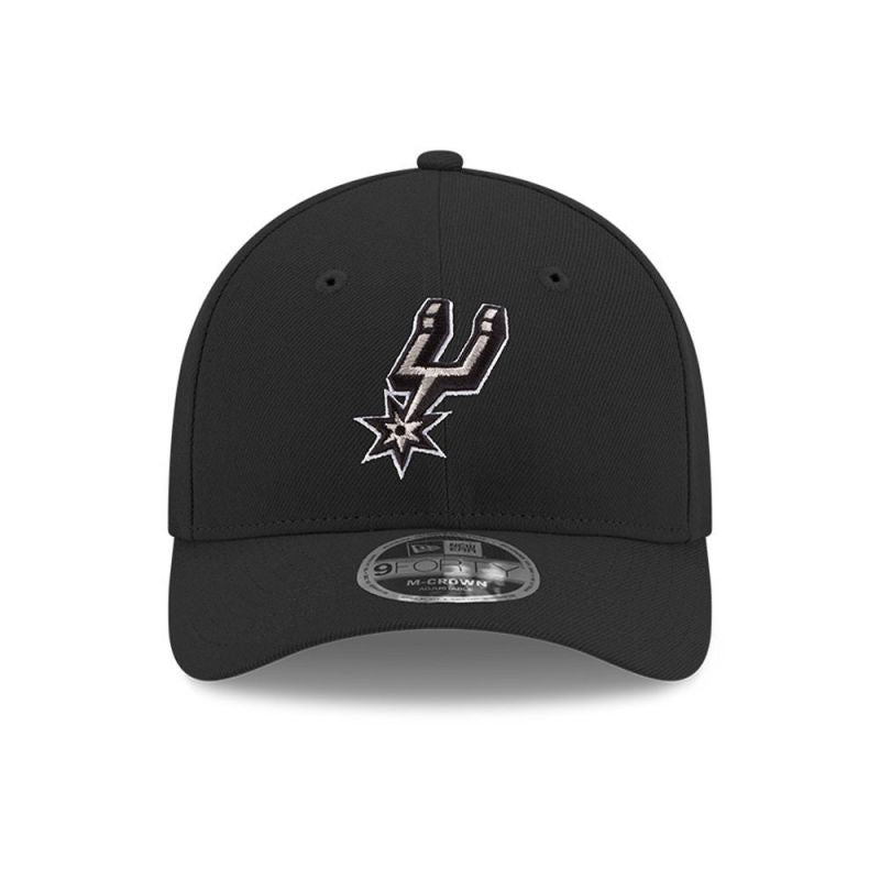 New Era 9FORTY NBA San Antonio Spurs Team M-Crown Black Snapback Cap - 60755485 Odzież/Czapki/Czapki z daszkiem Your Sports Performance