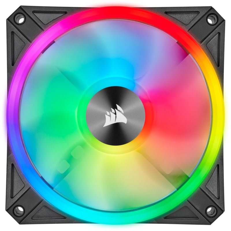 Corsair | QL Series Dual 140mm PWM Fan Kit with CORE Lighting Node | QL140 RGB Lighting | Case Fan Chłodzenie/Chłodzenie - wentylatory Your Sports Performance