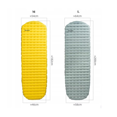 Qunature self-inflating mattress yellow M 182x54x8cm Qunature/Akcesoria Turystyczne/Materac Your Sports Performance