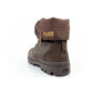 Palladium Men's Baggy Coated High Top Sneakers, Fashionable Dark Brown In preparation Your Sports Performance