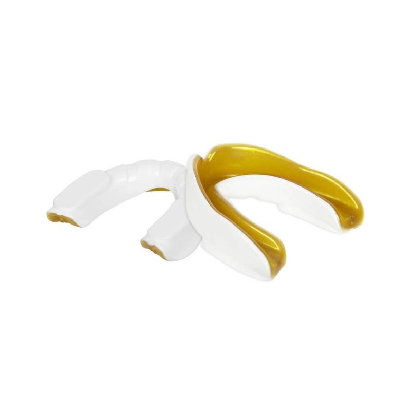 Gel Mouthguard + Box - White and Gold | GelTech ochraniacze zębów Your Sports Performance