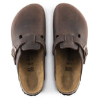 Birkenstock Boston Habana Oiled Leather Regular Wide Women's/Men's Clogs (0860131) In preparation Your Sports Performance