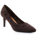 Chocolate suede women's pumps, Sergio Leone 1336 Footwear Your Sports Performance
