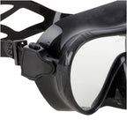Fashy "Adventure III" Diving Mask, Black/Clear