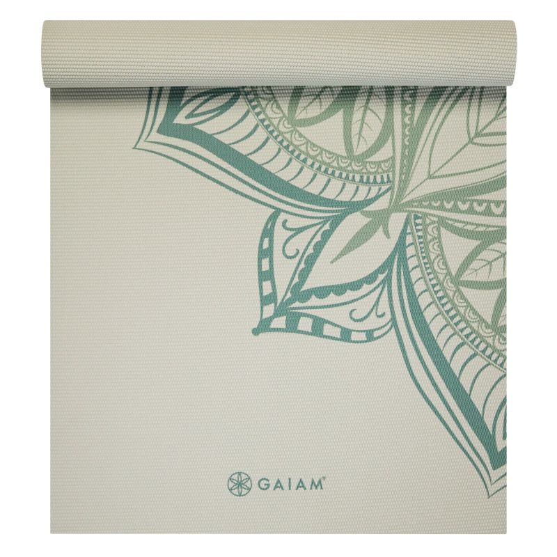 Gaiam Vintage Green Point Yoga Mat 5MM 64949 Accessories/Training equipment Your Sports Performance