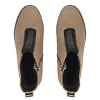 Women's beige platform ankle boots Filippo DBT8264