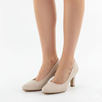 Women's nude high heel pumps Sergio Leone 1459 Footwear Your Sports Performance