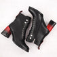 D&amp;A S.Barski ankle boots with decorative heel Premium Collection W MR880-132 OLI270 Footwear/Lifestyle/S.Barski Your Sports Performance
