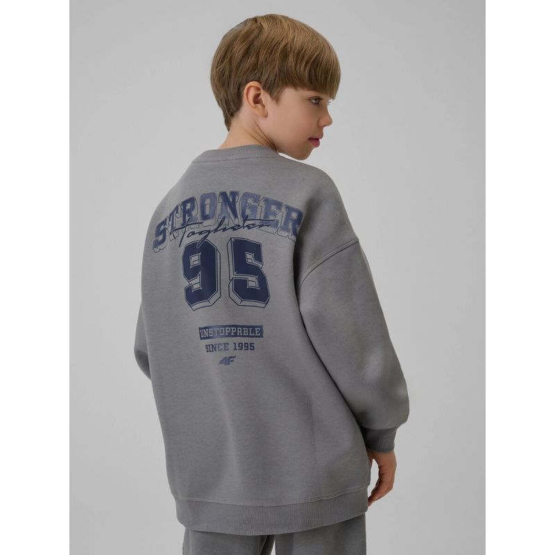 Boy's loose sweatshirt without hood 4F 4FJRSS26TSWSM2635-24S 4f