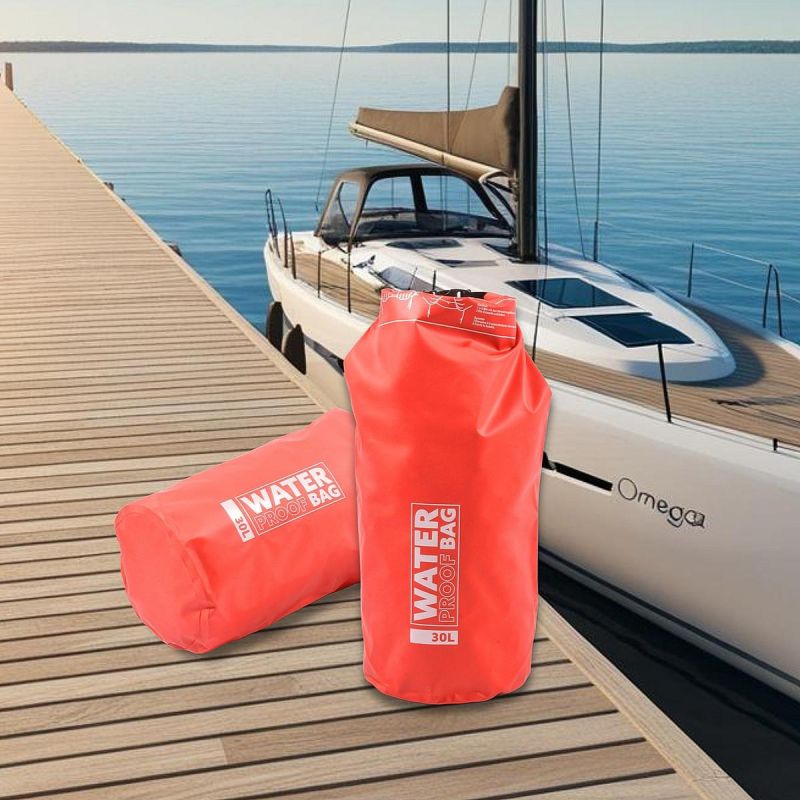 BACKPACK BAG WATERPROOF BAG 30L RED Accessories Your Sports Performance