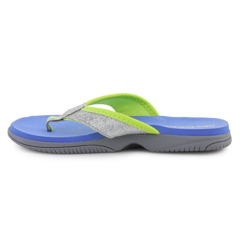 NEW BALANCE KID`S JOJO THONG GRAY/BLUE FLOPS NBK2017GBL