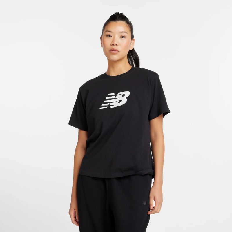 New Balance Sport Jersey Relaxed Logo W T-shirt WT43583BK Clothing/Lifestyle/T-shirts/New Balance New Balance