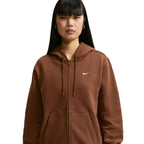 Nike Studio Fleece Medium Weight Women's Sweatshirt Light Brown IM8504 259