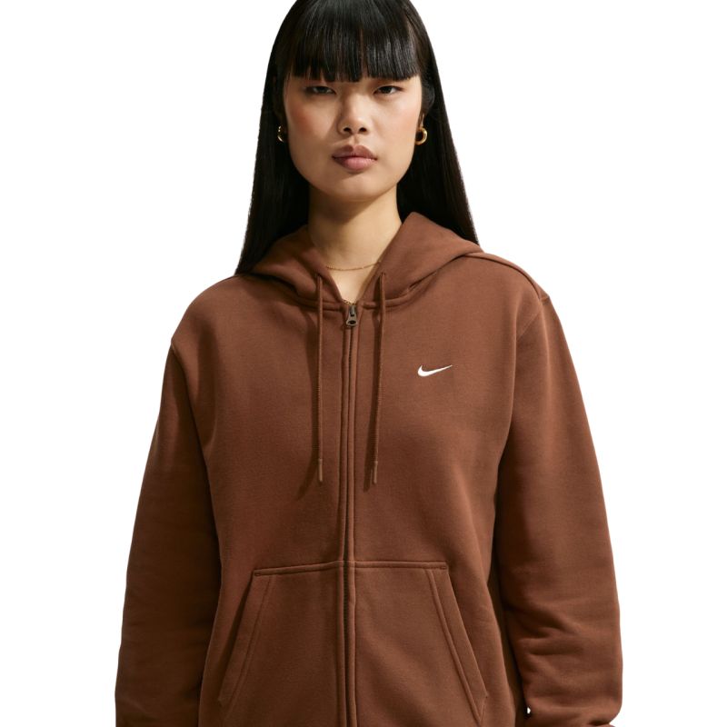 Nike Studio Fleece Medium Weight Women's Sweatshirt Light Brown IM8504 259