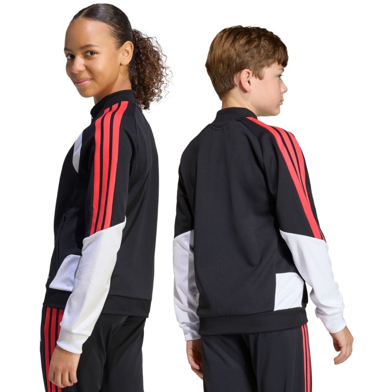 adidas Tiro 26 Competition Training Kids' Sweatshirt Black, White, and Red KC3791 Clothing Your Sports Performance
