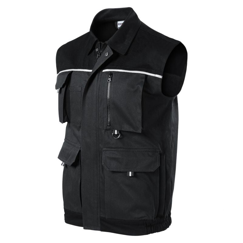 Rimeck Woody M MLI-W5294 ebony gray vest Clothing/Outdoor/Rimeck Your Sports Performance