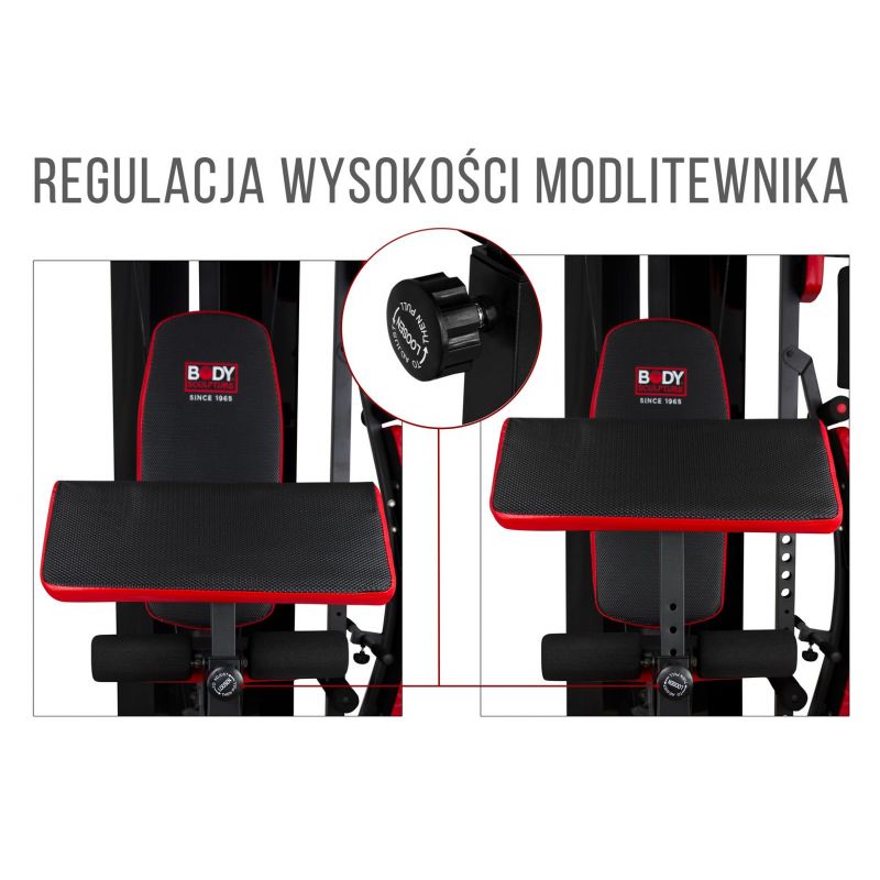 Multigym PRO BMG 4700 bench with weight stack 66kg Accessories/Training equipment/Sprzęt siłowy/Atlasy Your Sports Performance