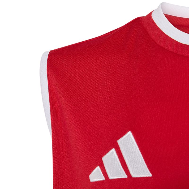 adidas Entrada 26 Sleeveless Jersey Kids' Red KB3937