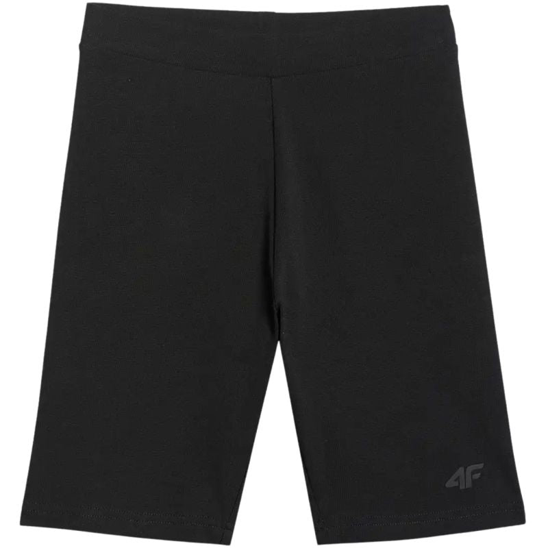 Girls' shorts 4F CAS F028 deep black 4FJWSS26TSTIF028 20S
