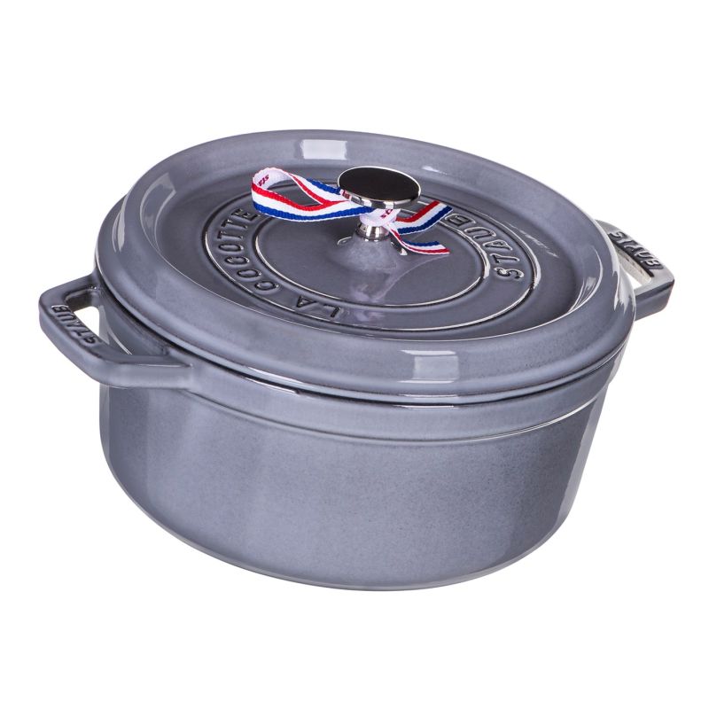 STAUB Round cast iron pot 40500-246-0 3.8l graphite AGD - Produkty/Garnki / patelnie nieelektryczne Your Sports Performance