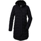 Killtec KOW 9 women's technical parka, quilted, hooded, zippered, waterproof, black (41806/200) In preparation Your Sports Performance