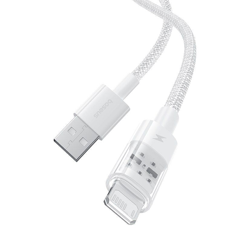 Baseus Gem 2.4A 1m Cable (White) In preparation Your Sports Performance