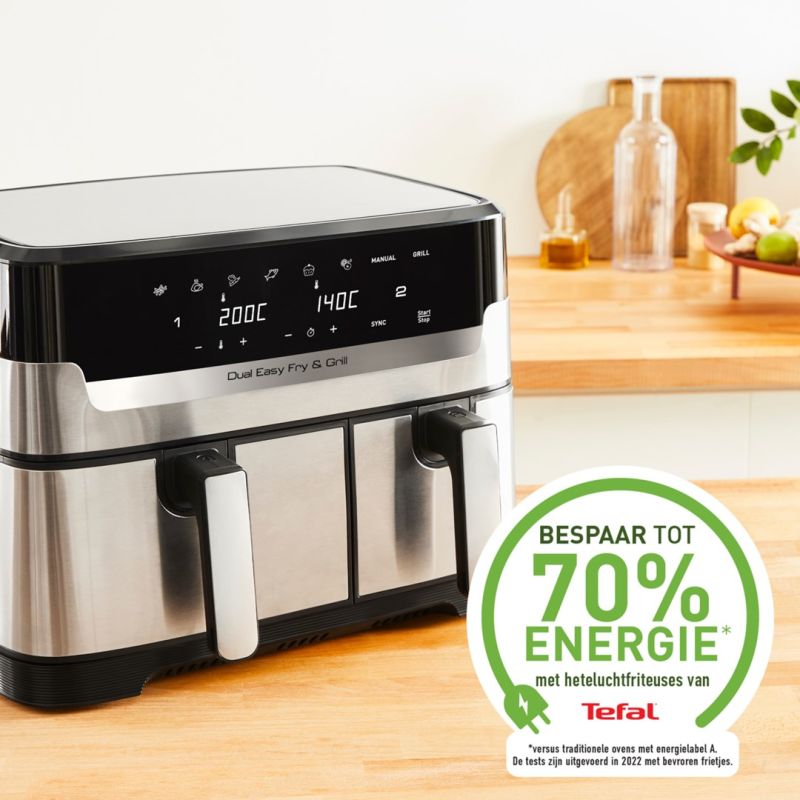 TEFAL DualEasy EY905D10 air fryer AGD - Produkty/Frytownice Your Sports Performance