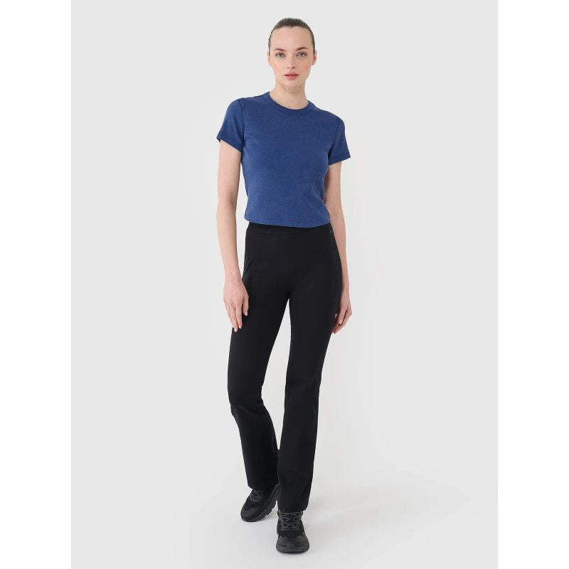 Women's slim ribbed t-shirt 4F 4FRSS25TTSHF2696-31S *Kategoria tymczasowa Your Sports Performance