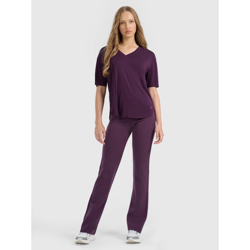 Women's oversize T-shirt with modal 4F 4FRAW25TTSHF3283-50S 4f
