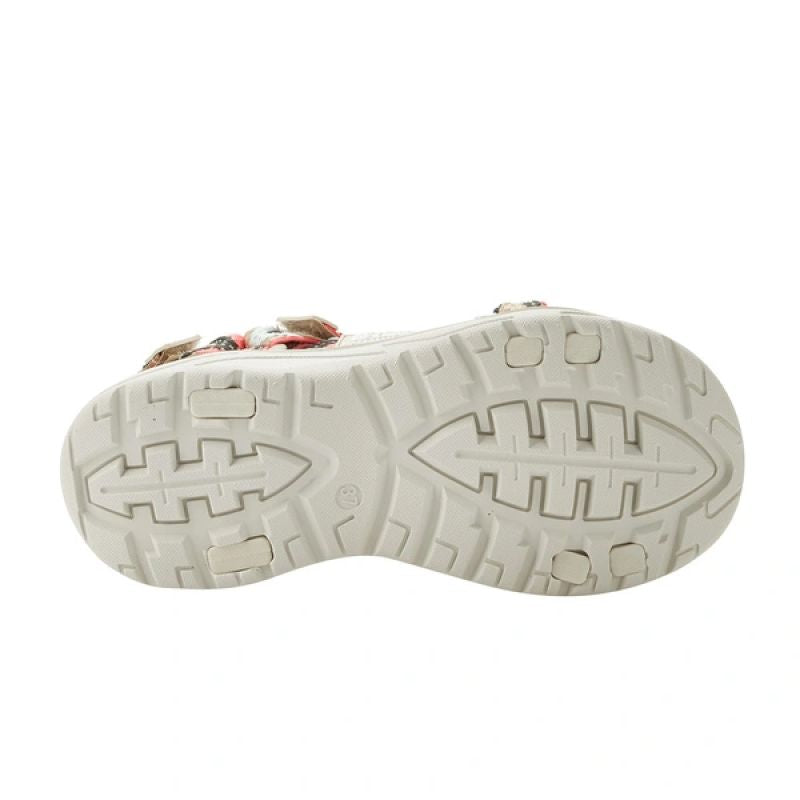 Lee Cooper women's shoes velcro sandals for summer on the beach light beige Lee Cooper
