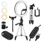MACLEAN RING LAMP 10" LED12W FOR SELFIE WITH TRIPOD MCE610 In preparation Your Sports Performance
