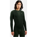 ODLO Performance Warm Blackcomb BL Top Crew Neck l/s green long-sleeve thermal underwear