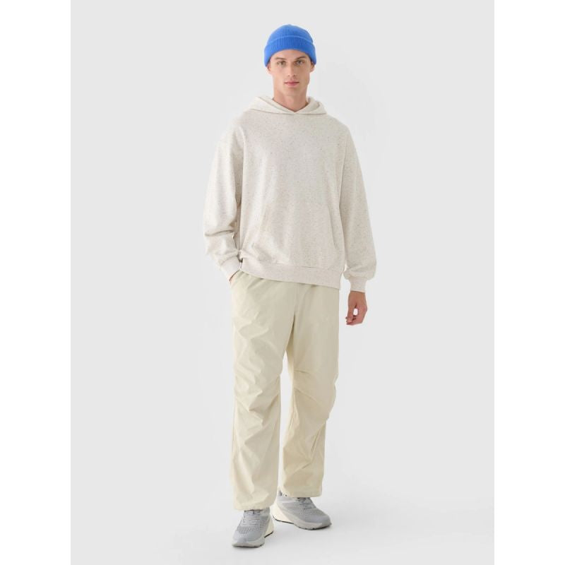 Men's sweatshirt with hood, open, 4F 4FWAW24TSWSM1310-11S *Kategoria tymczasowa Your Sports Performance