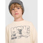 Boy's oversize T-shirt with print 4F 4FJRAW25TTSHM3208-12S *Kategoria tymczasowa Your Sports Performance