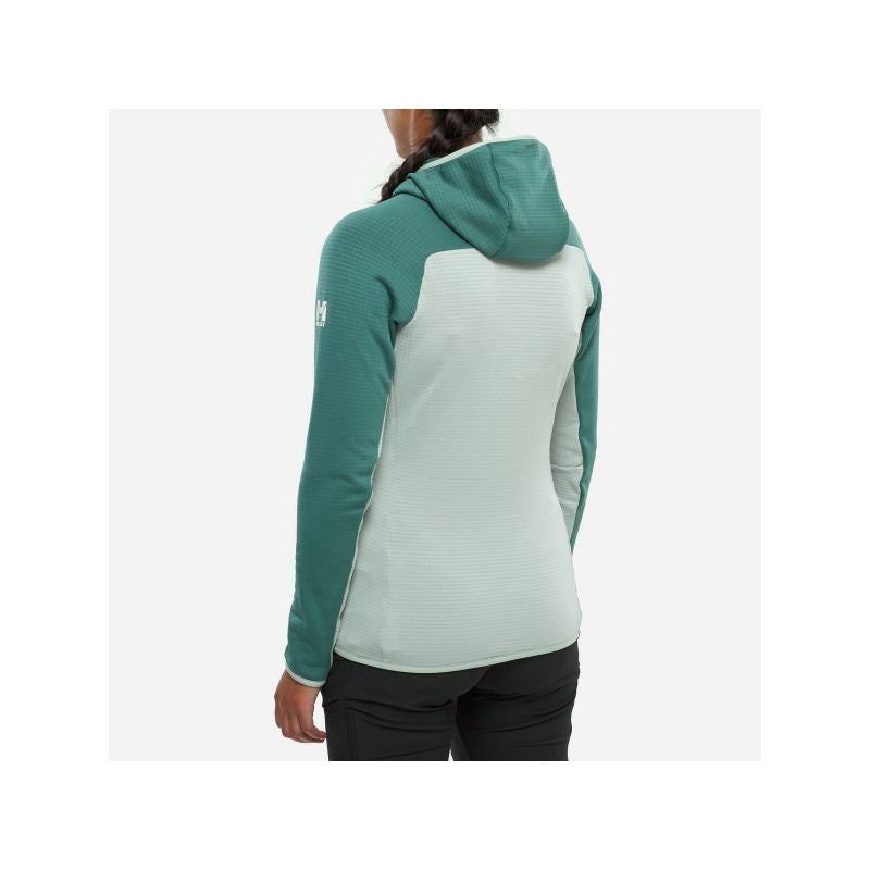 MILLET FUSION GRID HOODIE W green jacket