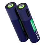 Trust AAA Batteries USB-C RECHARGEABLE BATTERIES 2P Baterie, akumulatorki i ładowarki/Baterie Your Sports Performance