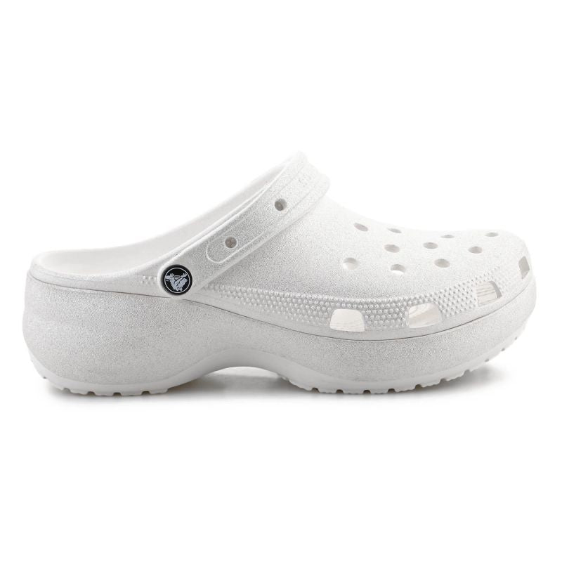 Crocs Classic Platform Glitter Clog W 207241-0WV Chalk In preparation Your Sports Performance