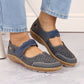 Rieker W RKR648 blue leather openwork shoes Footwear/Lifestyle/Rieker Your Sports Performance