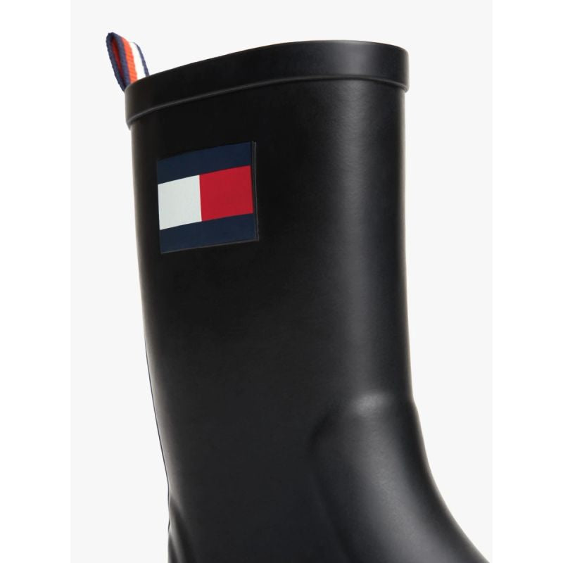 Tommy Hilfiger rain boots FLAG RAIN BOOT T3XC-33923-0047999 BLACK To be categorized Your Sports Performance